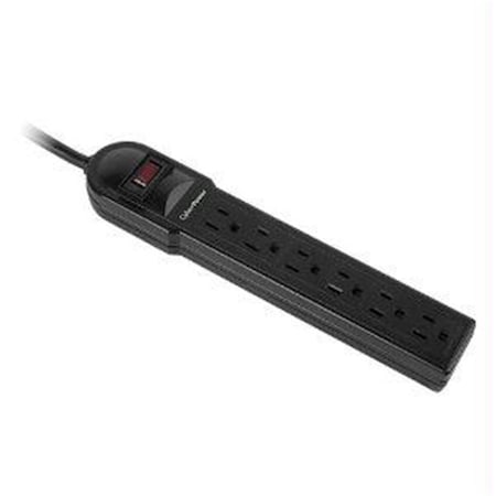 Ezgeneration Ssup 6Outlet Essential Surge Protector 4Ft Cord 900J Emi-Rfi $50K Ceg, 18PK EZ516775